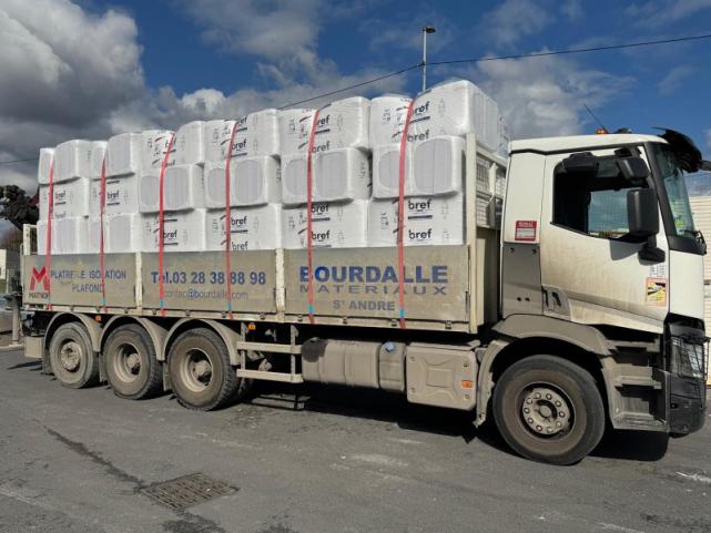 camion de livraison matériaux