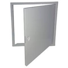 ISOPRATIC : Trappes métlaique blanche - 80 x 80 