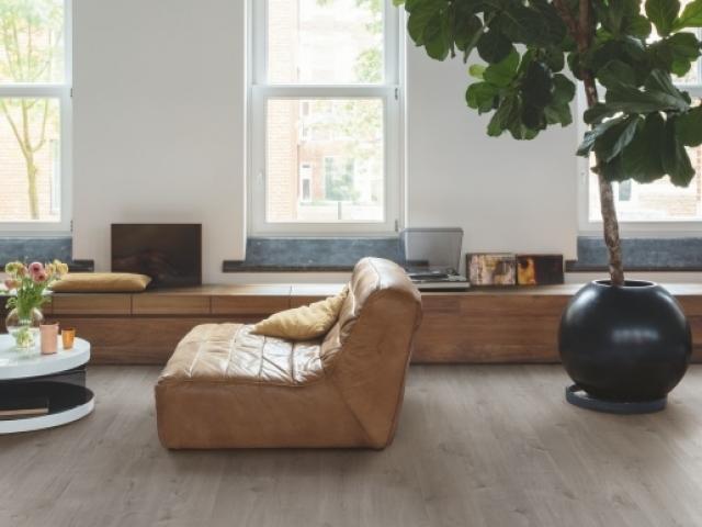 Vinyl Quickstep : BLOOM  AVMPU40202 - Chêne cosy coton gris