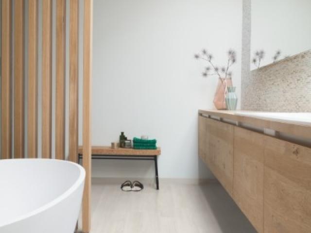 Stratifié Quickstep : ELIGNA EL3573 - Chêne patrimoine gris clair