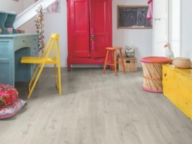 Stratifié Quickstep : ELIGNA EL3580 -  Chêne Newcastle gris