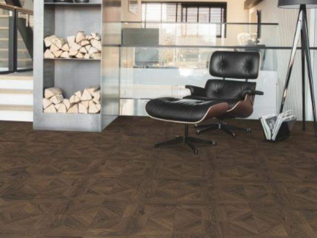 Stratifié Quickstep : IMPRESSIVE PATTERNS IPA4145 -  Chêne royal marron foncé