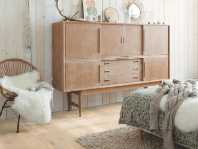 Contrecollé Quickstep - PALAZZO PAL3891S - Chêne blanchi huilé flocons d'avoine